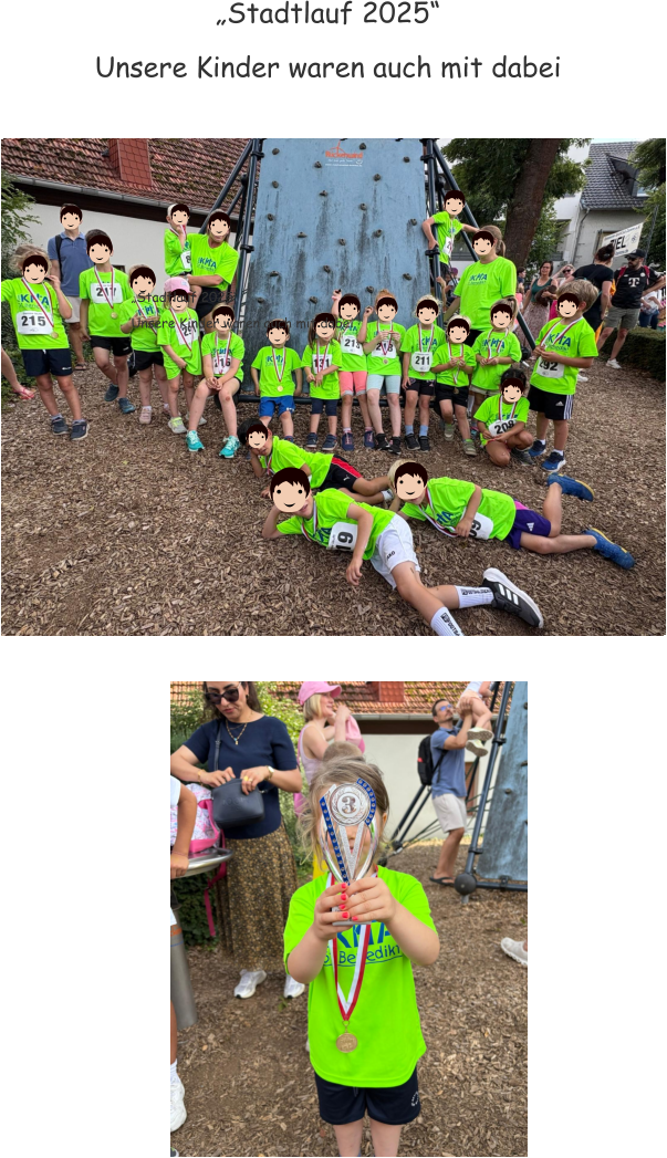 „Stadtlauf 2025“ Unsere Kinder waren auch mit dabei  „Stadtlauf 2025“ Unsere Kinder waren auch mit dabei